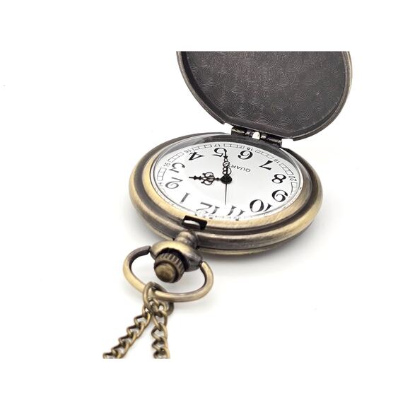 Pirate Pocket Watch – Vintage Look Nautical Skull Crossbones Buccaneers Ship - Picture 3 of 9